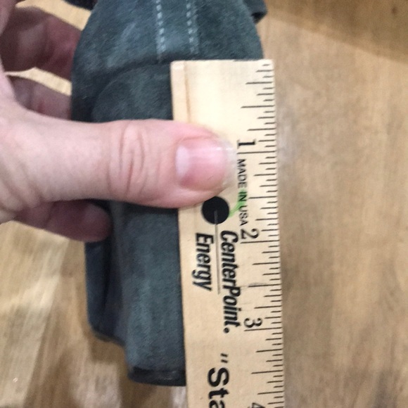 Gray Suede Gladiator Style Wedges - Picture 8 of 12